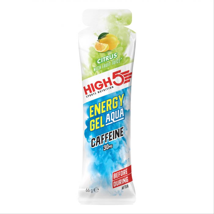 High5 (IsoGel Plus) Energy Gel Aqua Coffeine Citrus 20x66g