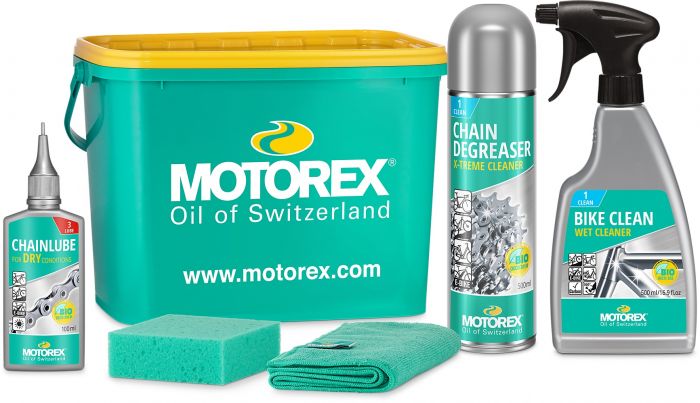 Motorex BIKE CLEANING kit vödörben