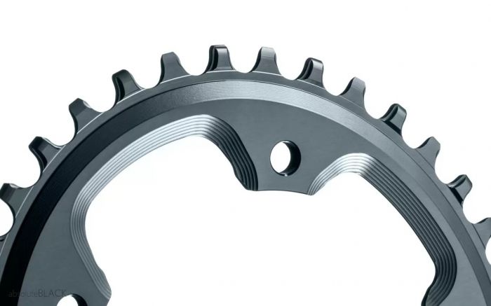 absoluteBLACK CX 1X OVAL 110/4 BCD narrow-wide 