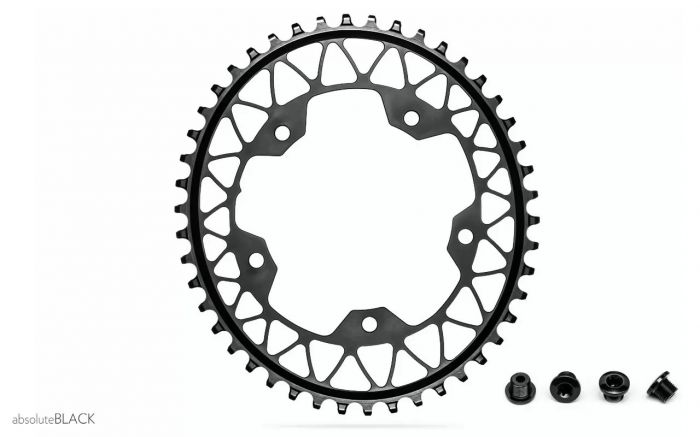 absoluteBLACK GRAVEL 1X OVAL 110/5 BCD narrow-wide 