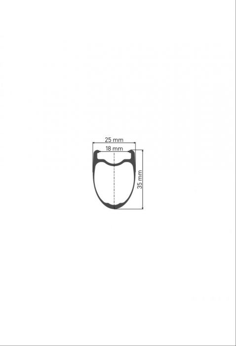 DT SWISS PRC 1400 SPLINE® 35 trcsafkes orszgti kerkszett