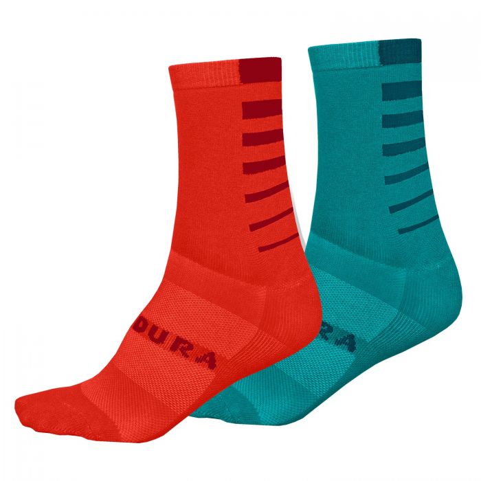 Endura WOMEN'S COOLMAX® STRIPE SOCKS (2 pr) ni zokni