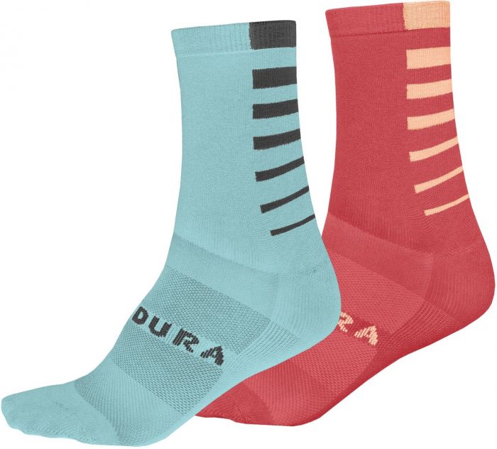 Endura WOMEN'S COOLMAX® STRIPE SOCKS (2 pr) ni zokni