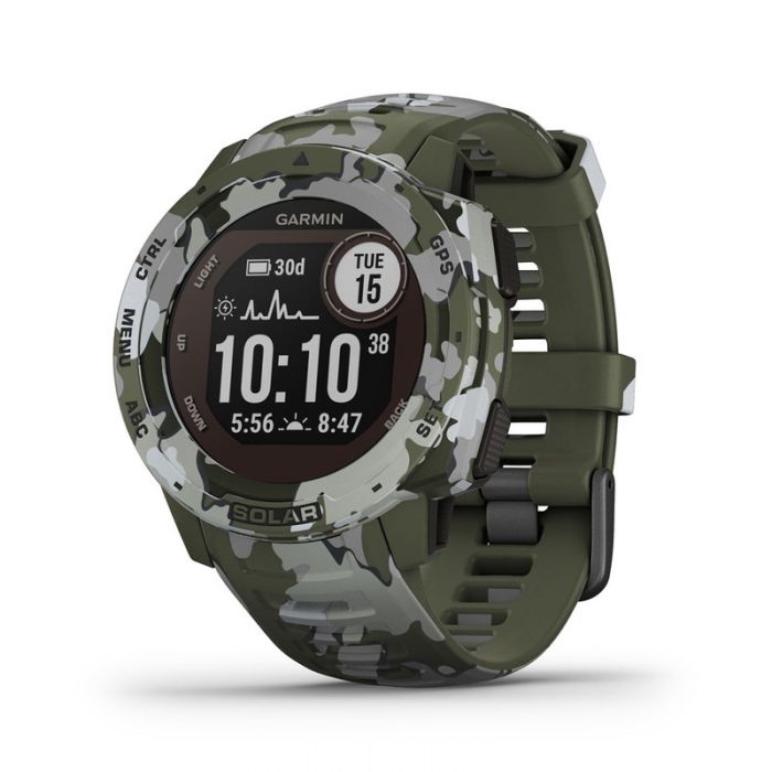 GARMIN INSTINCT SOLAR CAMO WOOD