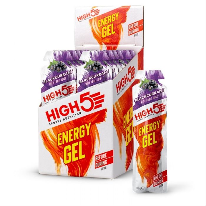 High5 Energy Gel Feketeribizli 20x40g